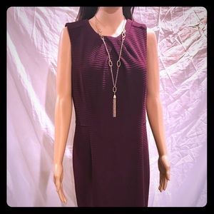 Liz Claiborne purple dress size L